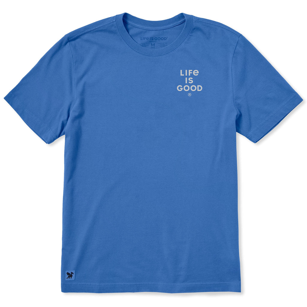 Men's Stacked Life is Good Short Sleeve Crusher Tee product image 1