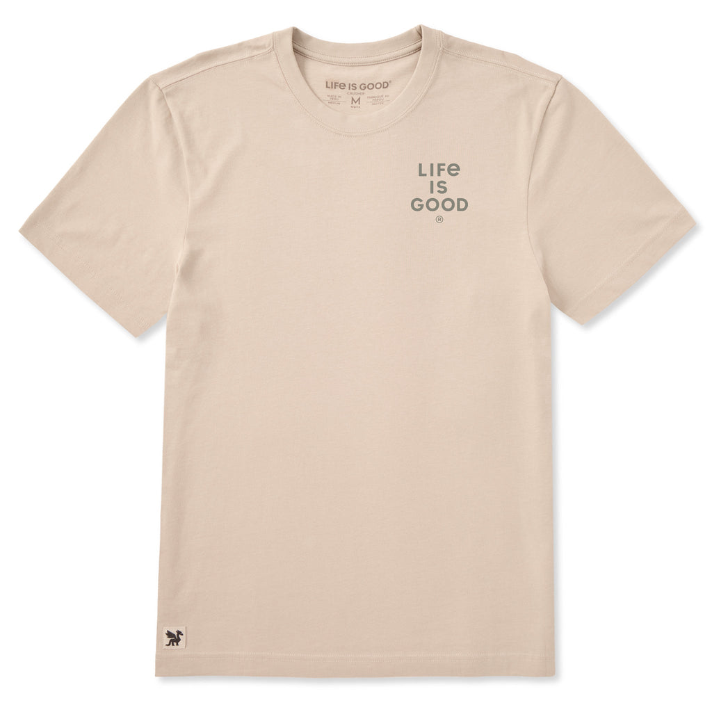 Men's Stacked Life is Good Short Sleeve Crusher Tee product image 1