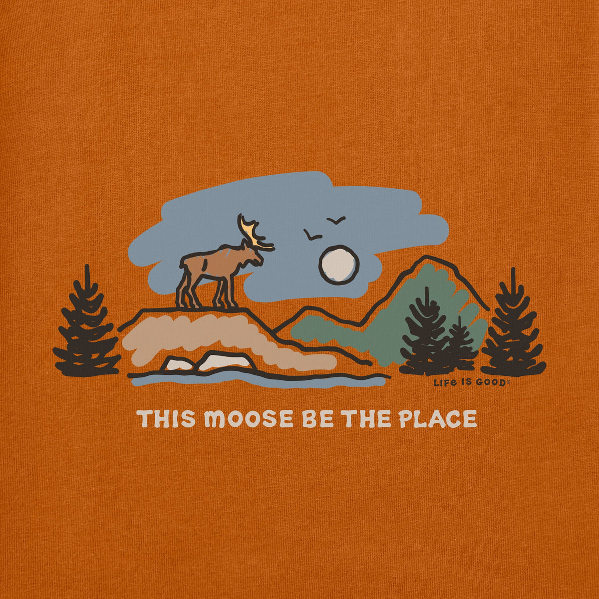 Men's This Moose be the Place Long Sleeve Crusher Tee product image 2