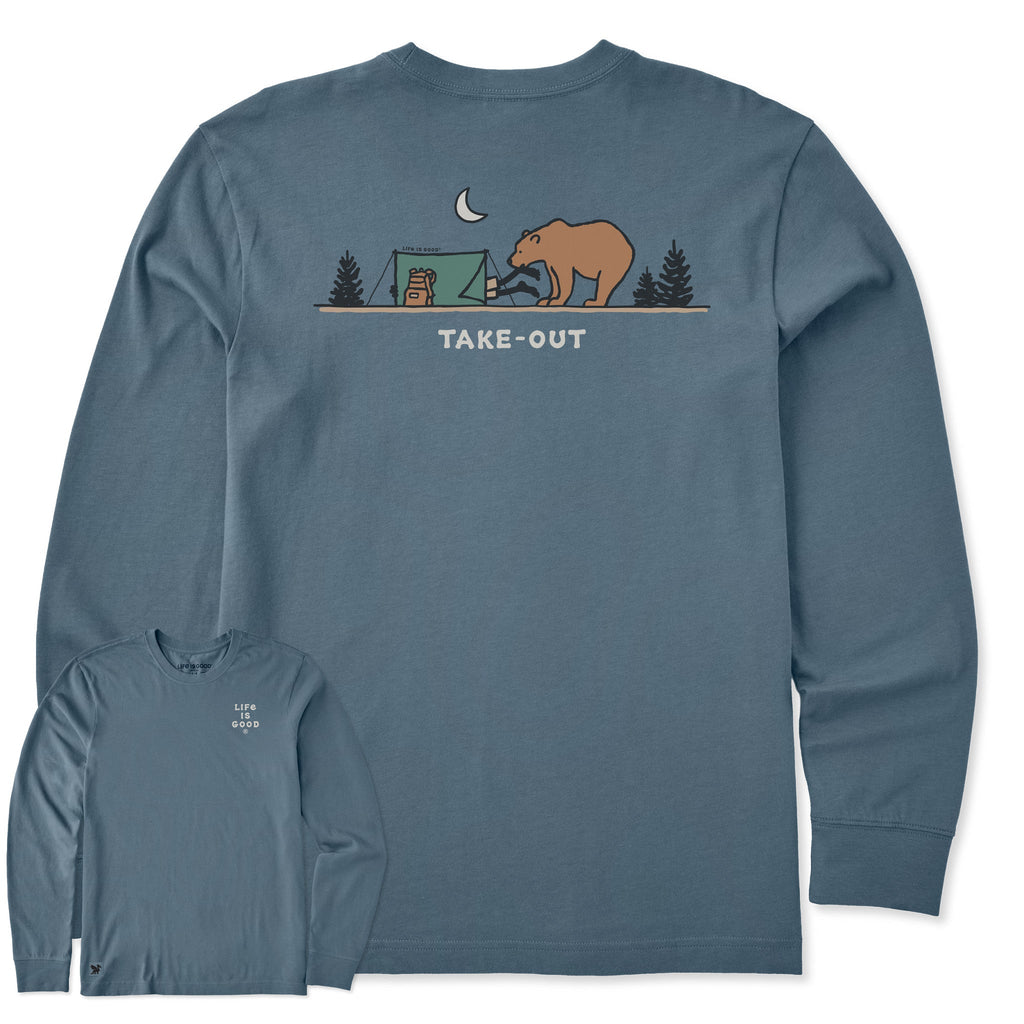 Men's Take-Out Dinner Long Sleeve Crusher Tee product image 1
