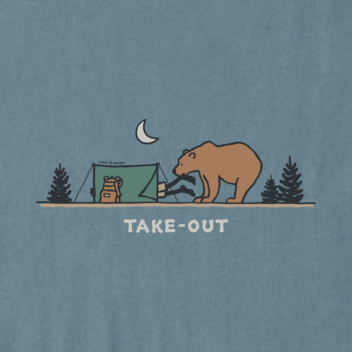 Men's Take-Out Dinner Long Sleeve Crusher Tee product image 2