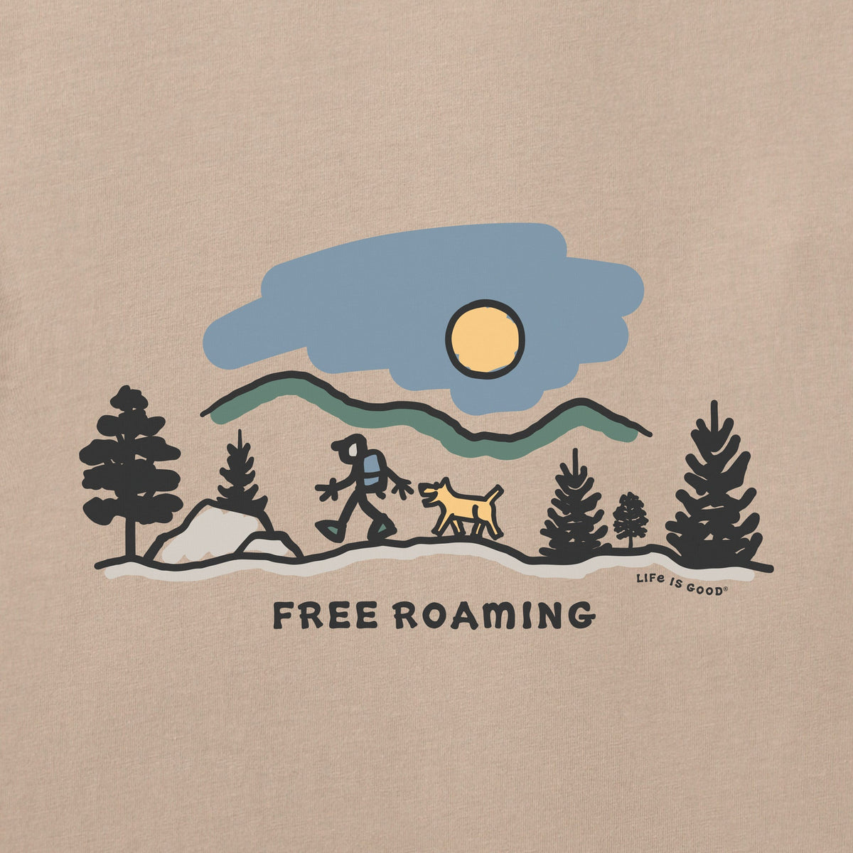 Men's Free Roaming Jake & Rocket Long Sleeve Crusher Tee product image 2
