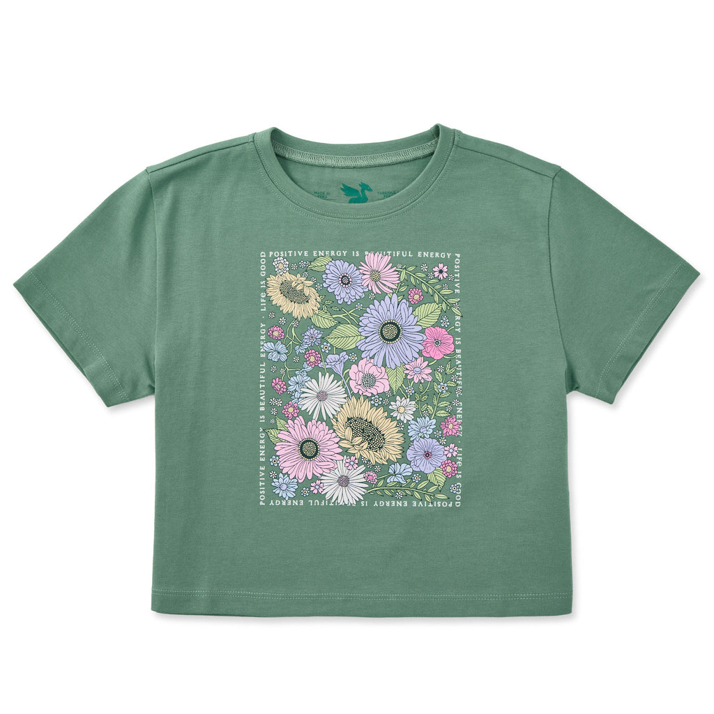 Kids Beautiful Energy Wildflowers Short Sleeve Crusher Boxy product image 3