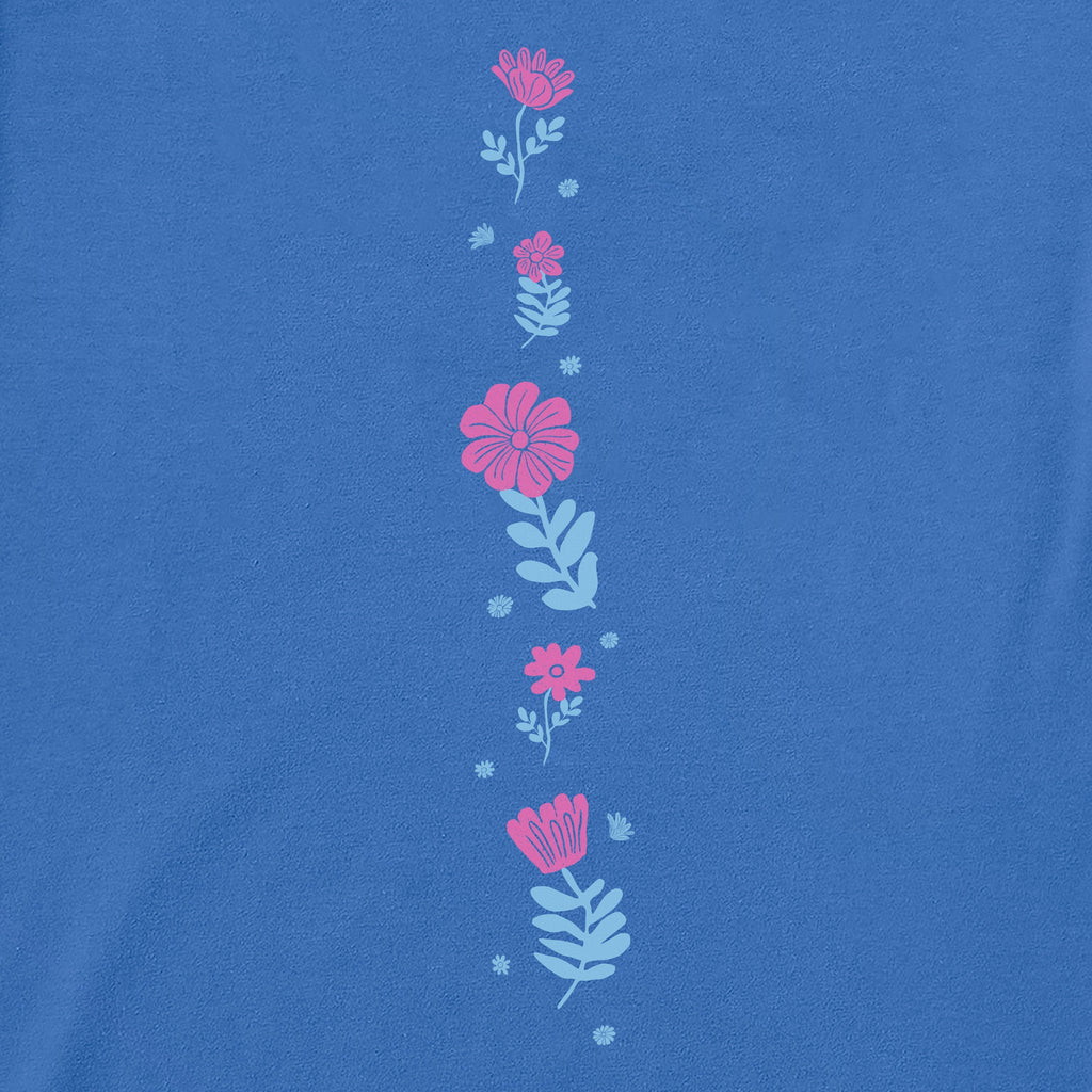 Kids Turn up the Love Flowers Long Sleeve Crusher Boxy Tee product image 6