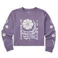 Kids Kindness is Free Woodblock Flower Long Sleeve Crusher product image 1