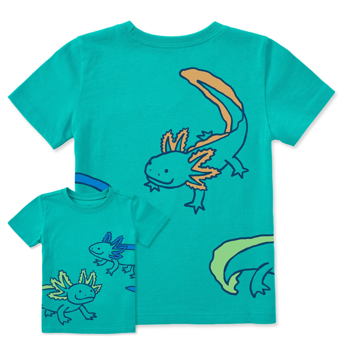 Toddler Lotsa Axolotls Short Sleeve Crusher Tee product image 1