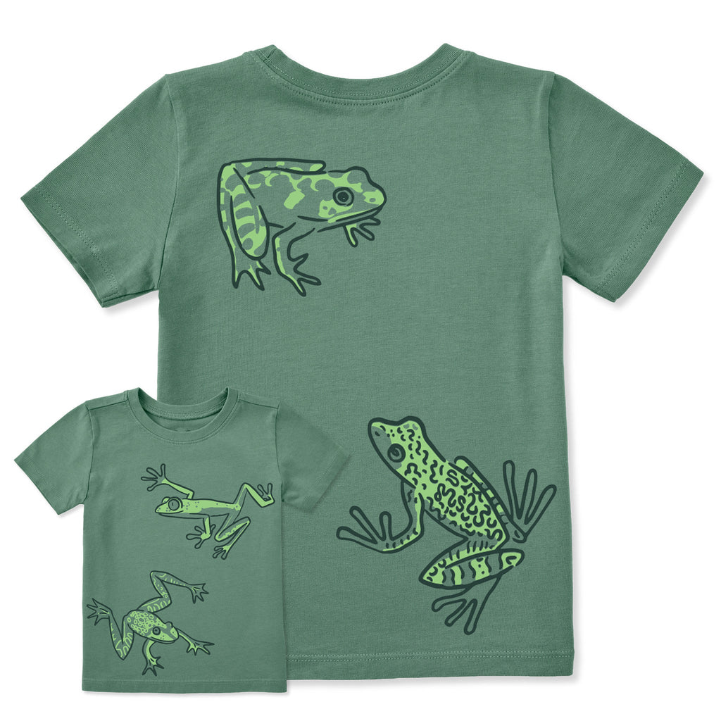 Toddler Lotsa Frogs Short Sleeve Crusher Tee product image 1