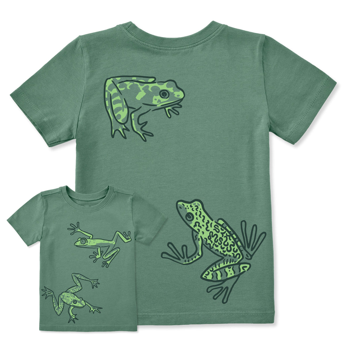 Toddler Lotsa Frogs Short Sleeve Crusher Tee product image 1