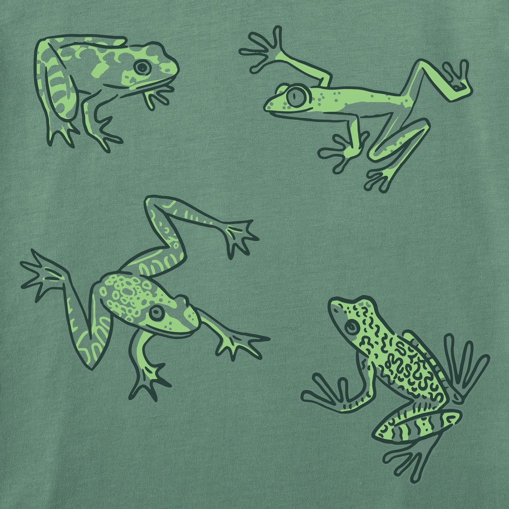 Toddler Lotsa Frogs Short Sleeve Crusher Tee product image 2