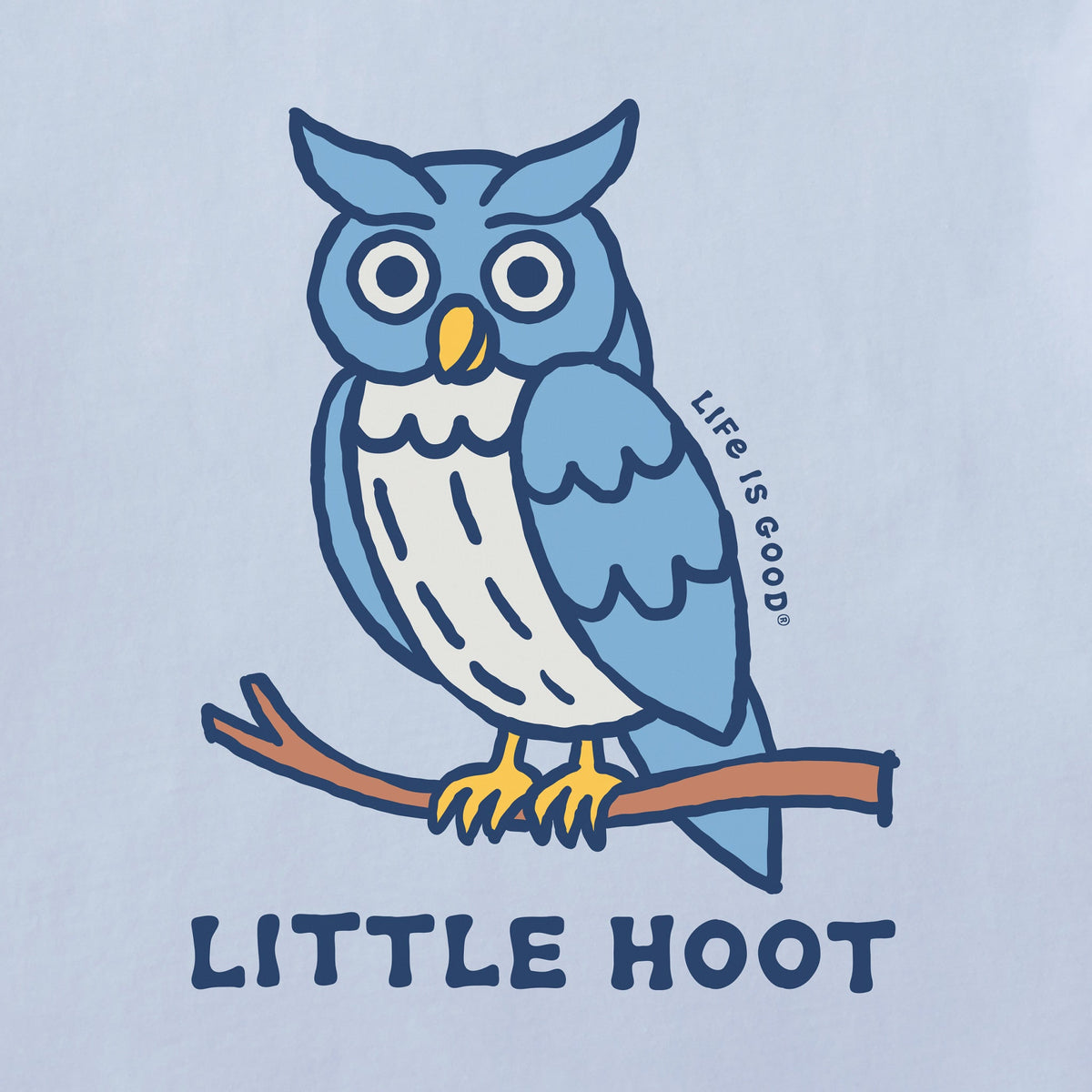 Infant Little Hoot Owl Short Sleeve Crusher Baby Bodysuit