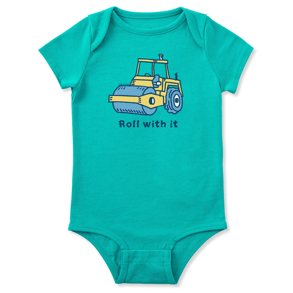 Infant Roll With It Short Sleeve Crusher Baby Bodysuit