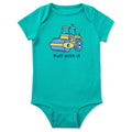 Infant Roll With It Short Sleeve Crusher Baby Bodysuit