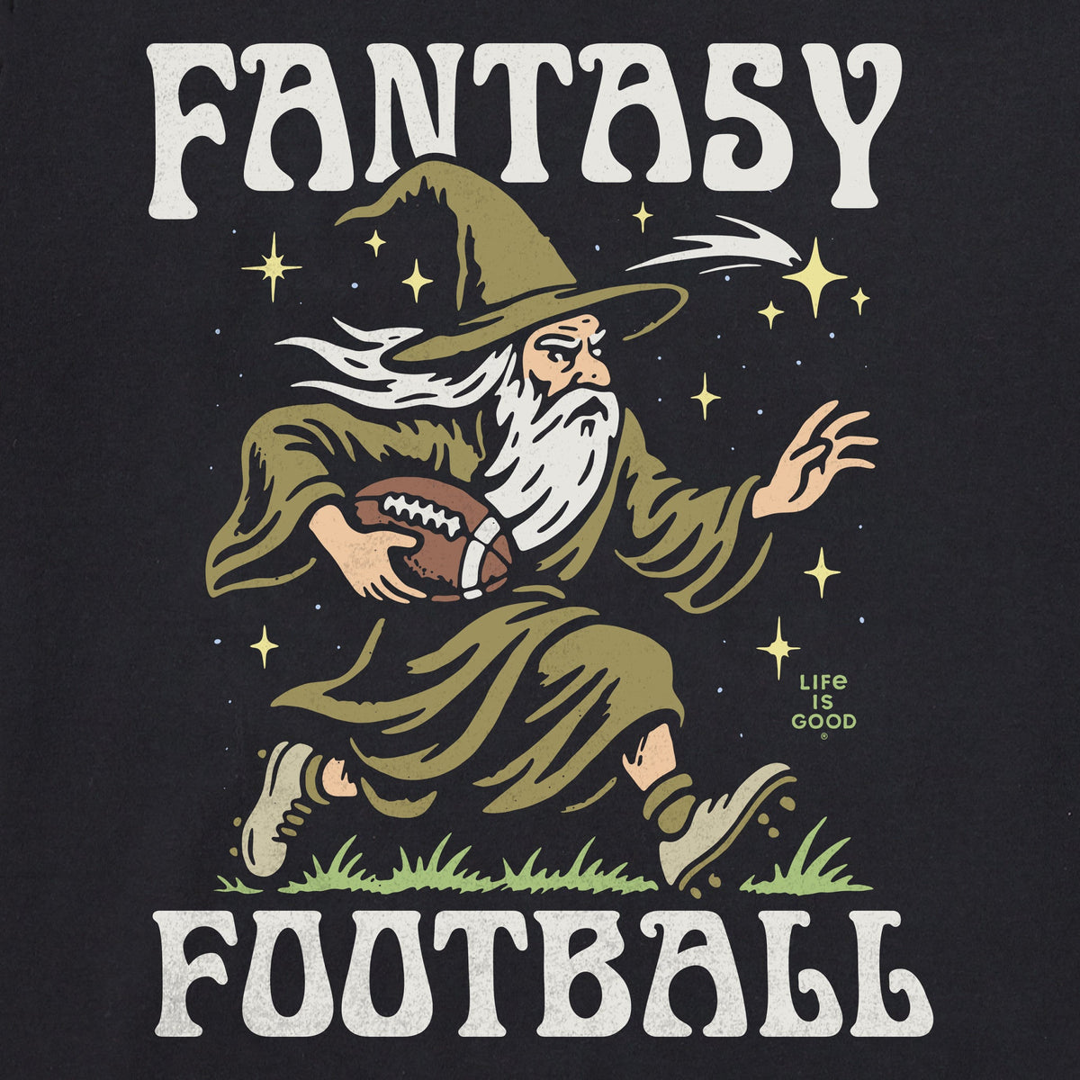 Men's Fantasy Football Rushing Wizard Short Sleeve Tee product image 5