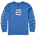 Kids Such Good Dogs Long Sleeve Crusher Tee product image 1