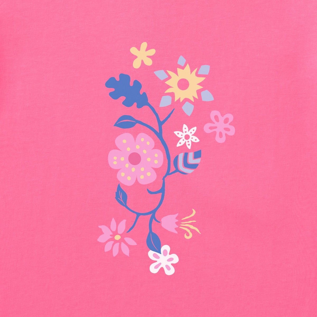 Women's Floral Vines Short Sleeve Crusher Boxy Tee product image 3
