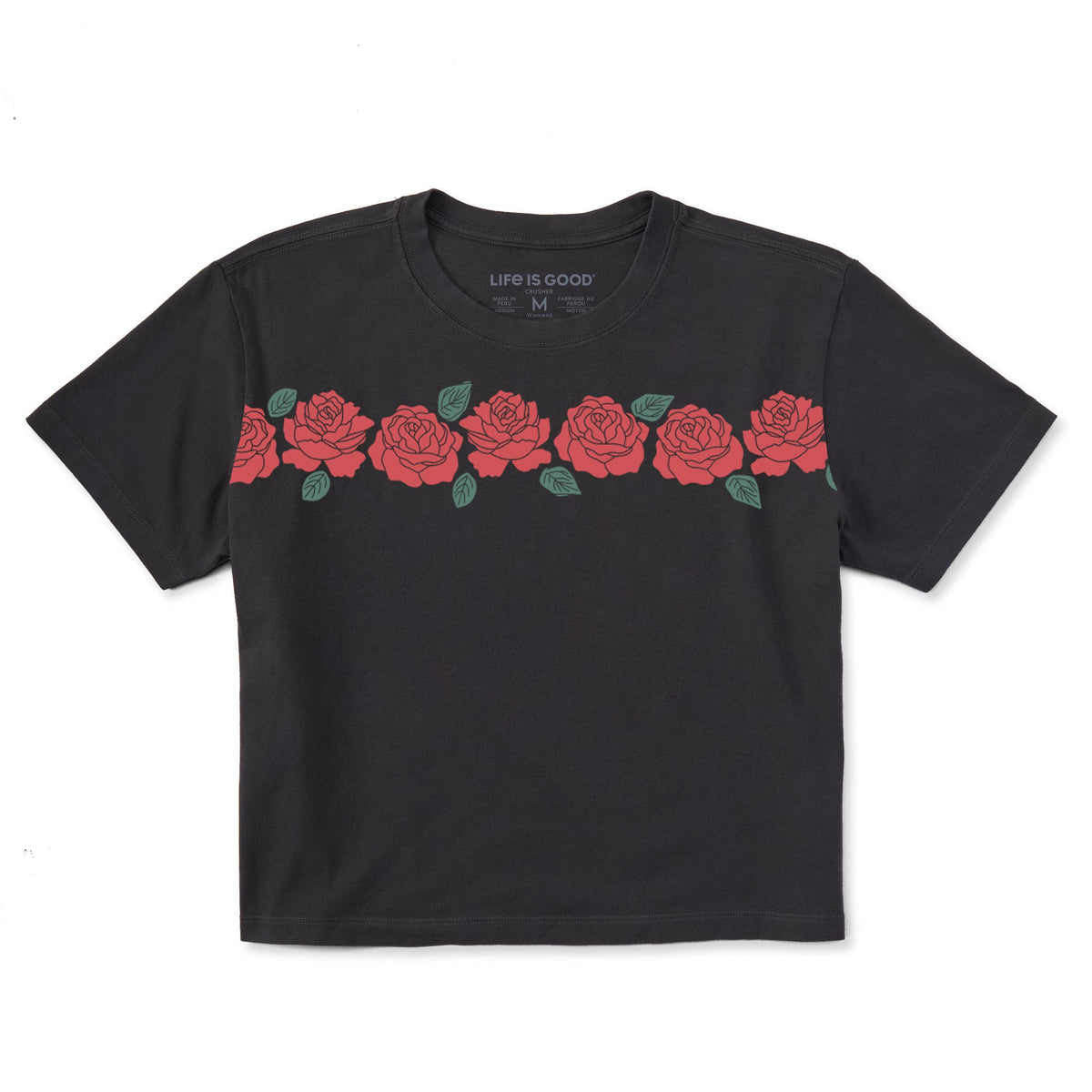 Women's Roses Short Sleeve Crusher Boxy Tee product image 1