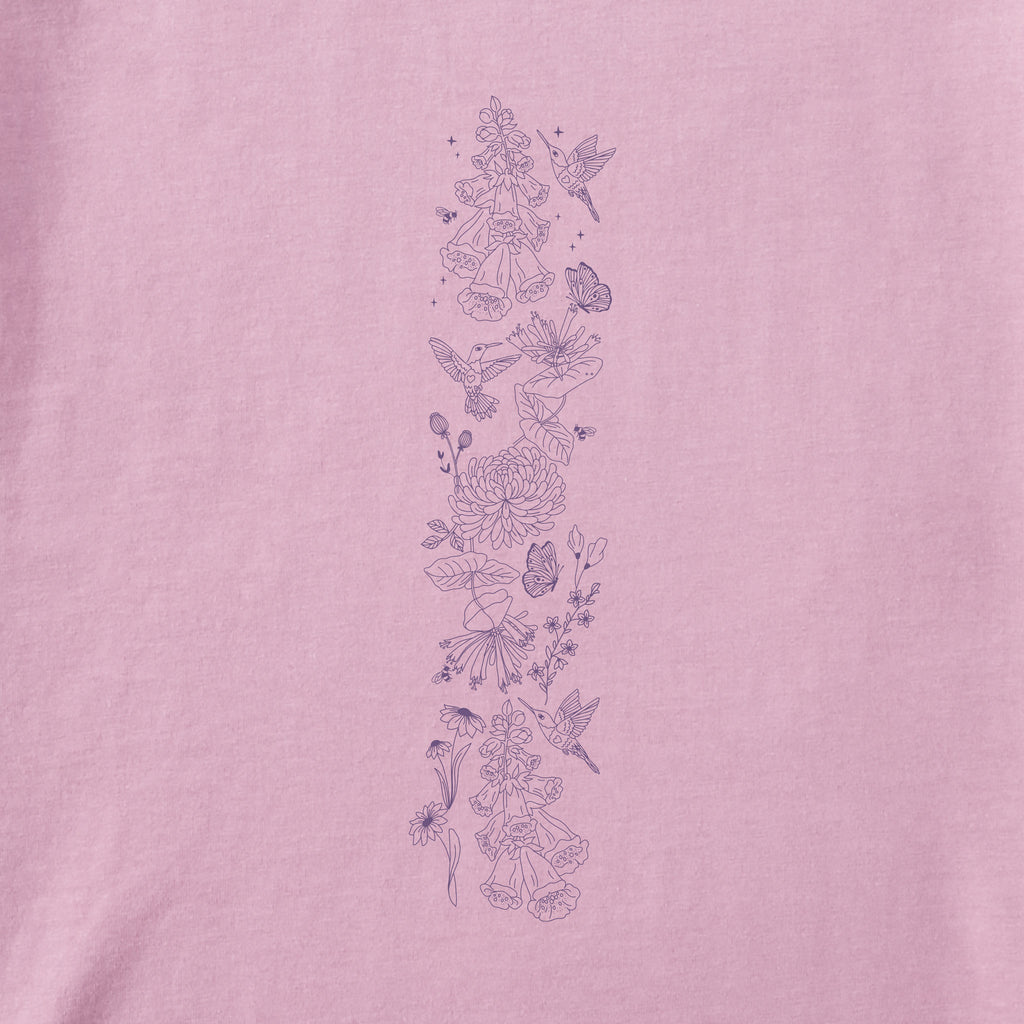 Women's Pollinator Garden Long Sleeve Crusher Tee product image 2