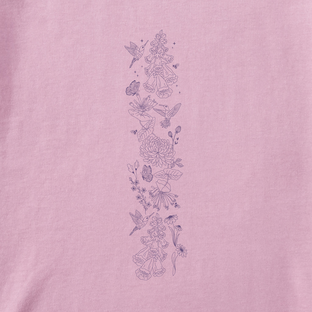 Women's Pollinator Garden Long Sleeve Crusher Tee product image 3