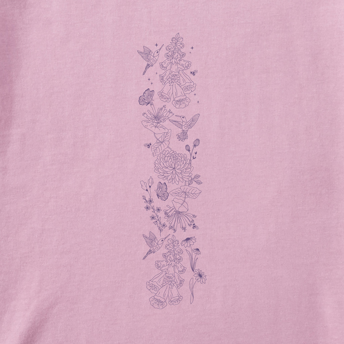 Women's Pollinator Garden Long Sleeve Crusher Tee product image 3