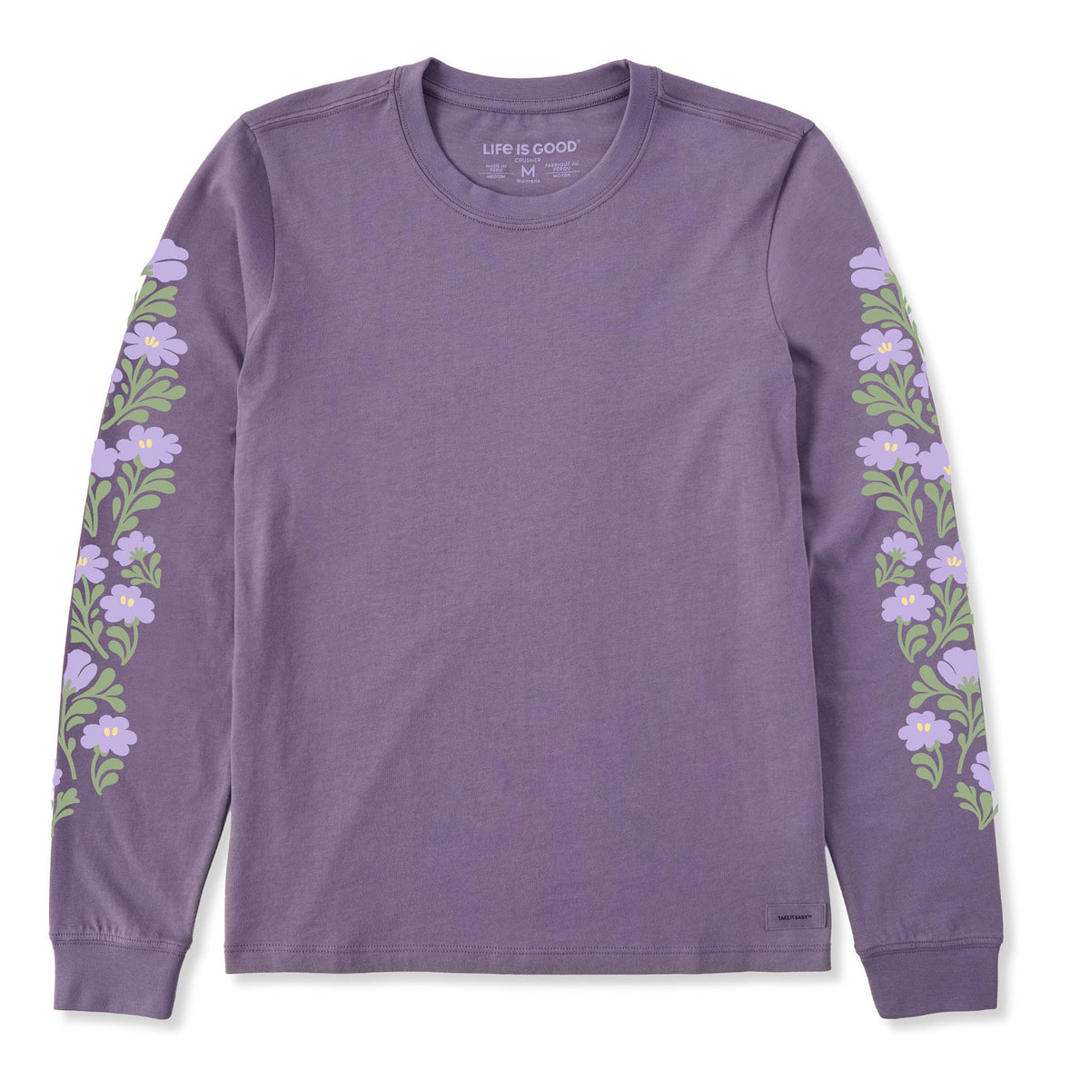 Women's Blooming Flowers Long Sleeve Crusher Tee product image 1