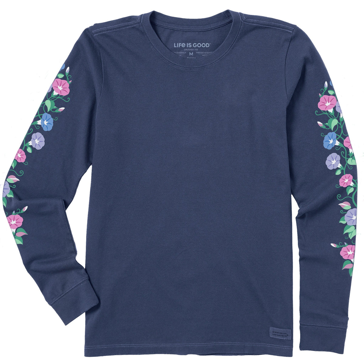Women's Morning Glory Vines Long Sleeve Crusher Tee product image 1