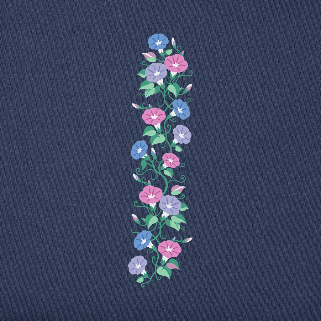 Women's Morning Glory Vines Long Sleeve Crusher Tee product image 2