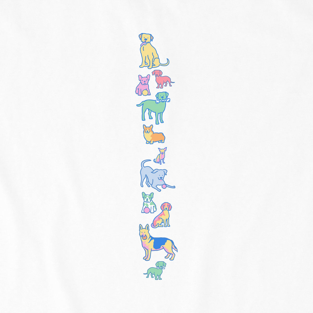 Women's Such Good Dogs Long Sleeve Crusher Tee product image 3