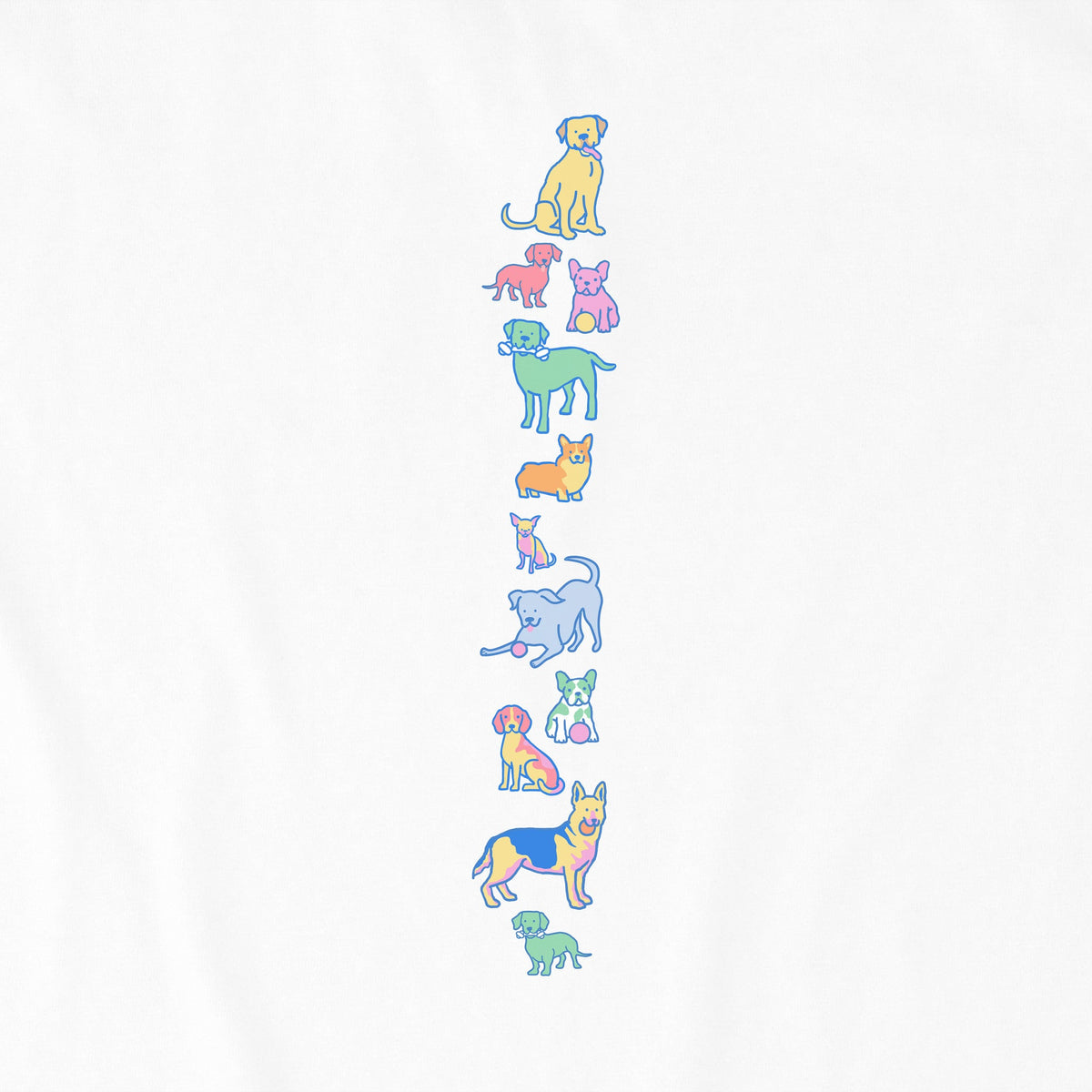 Women's Such Good Dogs Long Sleeve Crusher Tee product image 4
