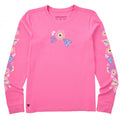 Women's Moth Flowers Long Sleeve Crusher Tee product image 1