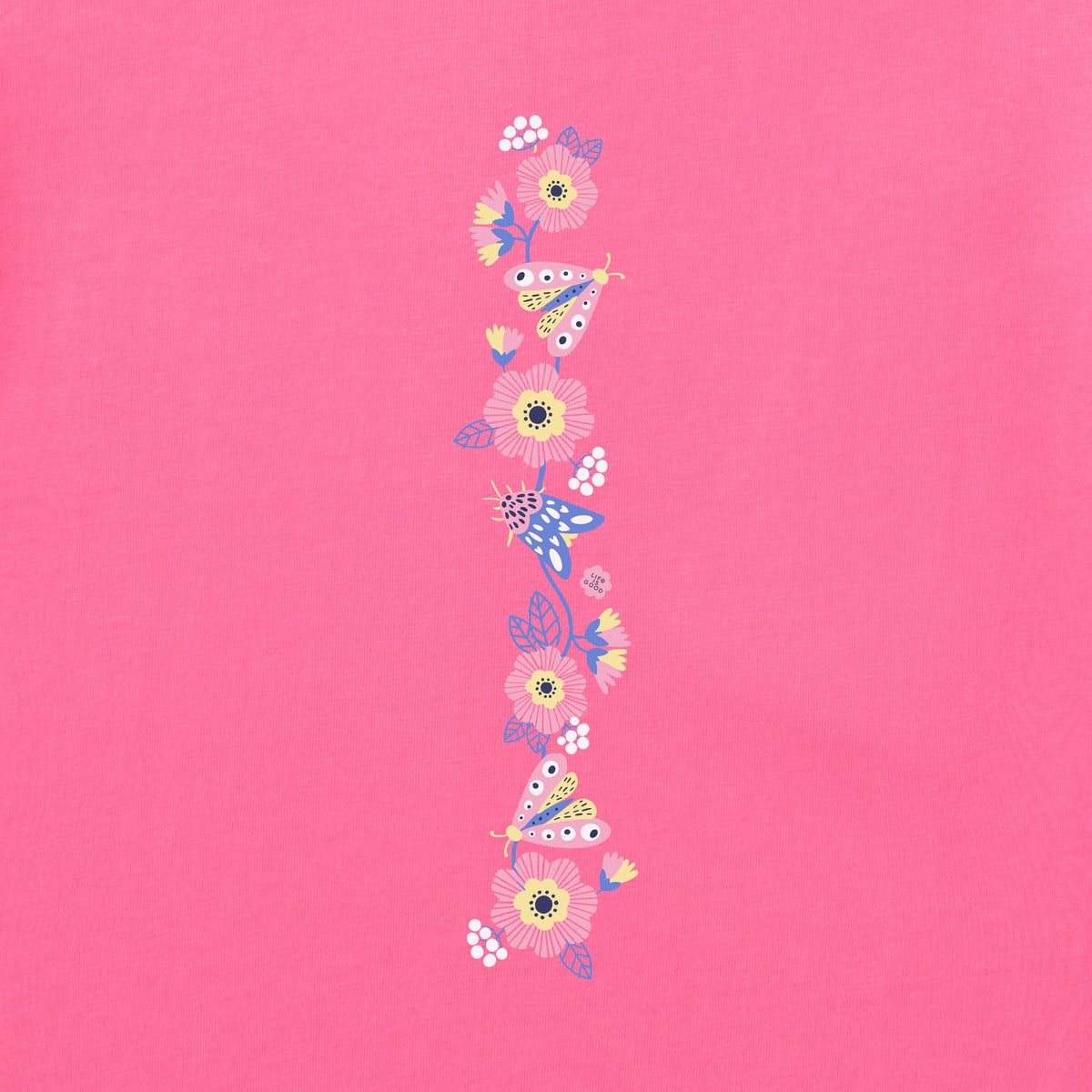 Women's Moth Flowers Long Sleeve Crusher Tee product image 3