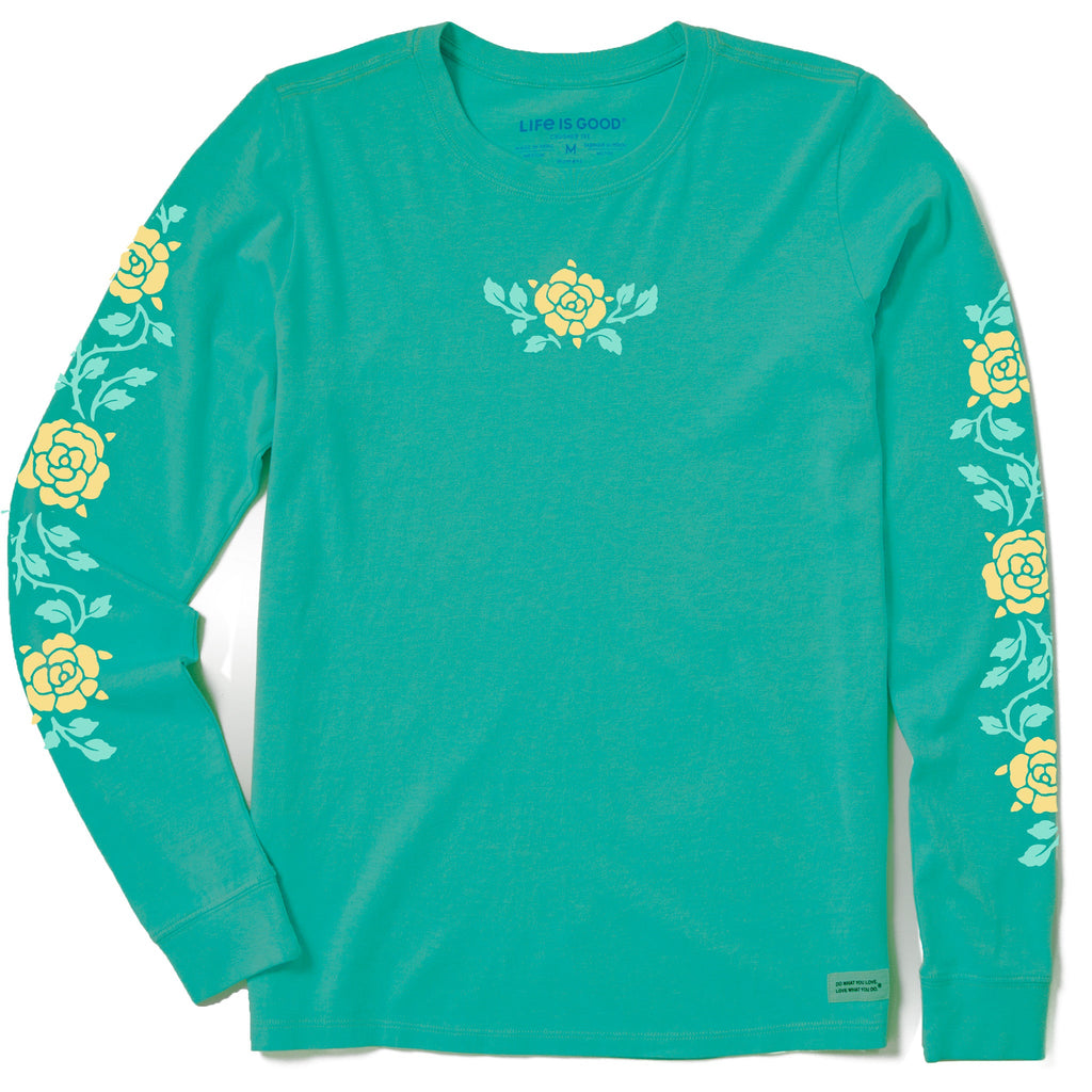 Women's Climbing Roses Long Sleeve Crusher Tee product image 1