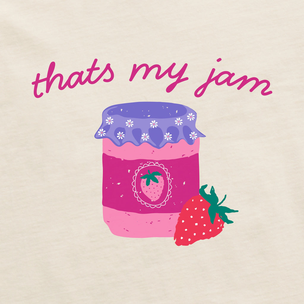Women's That's My Jam Strawberries Long Sleeve Crusher Boxy product image 2