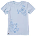 Women's Hummingbird Florals Short Sleeve Crusher Tee product image 1