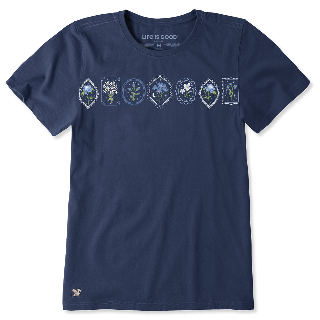 Women's Floral Frames Short Sleeve Crusher Tee product image 1