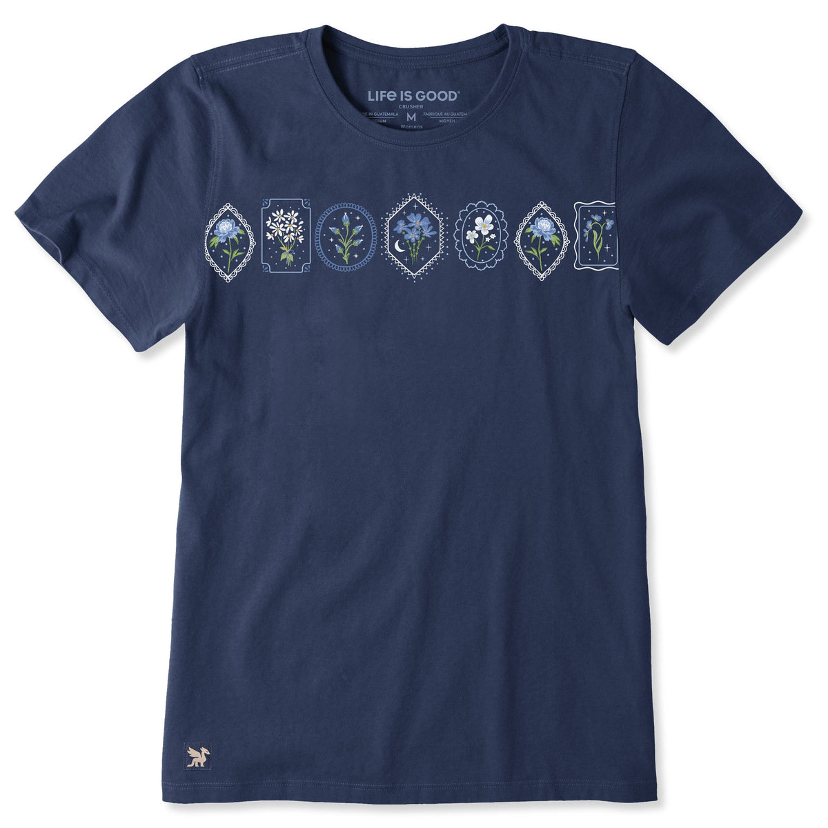 Women's Floral Frames Short Sleeve Crusher Tee product image 1