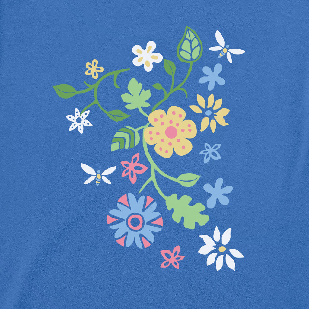 Women's Floral Vines Short Sleeve Crusher Tee product image 2