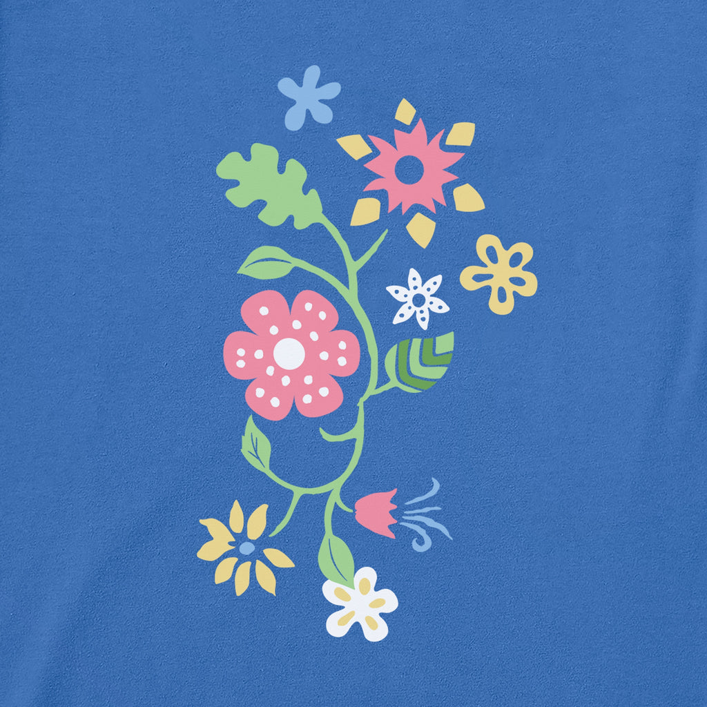 Women's Floral Vines Short Sleeve Crusher Tee product image 3