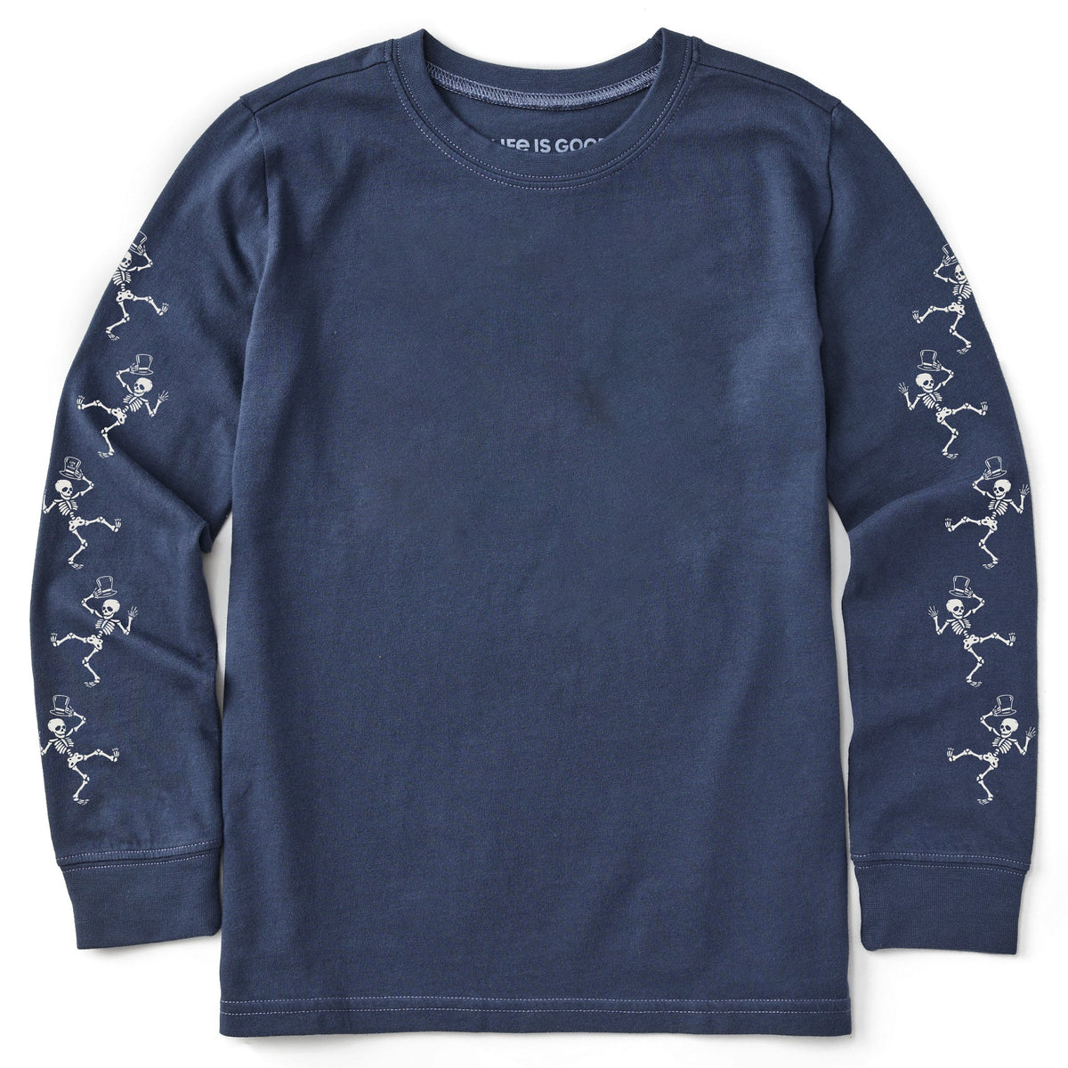 Kids Dancing Skeletons Long Sleeve Crusher Tee product image 1