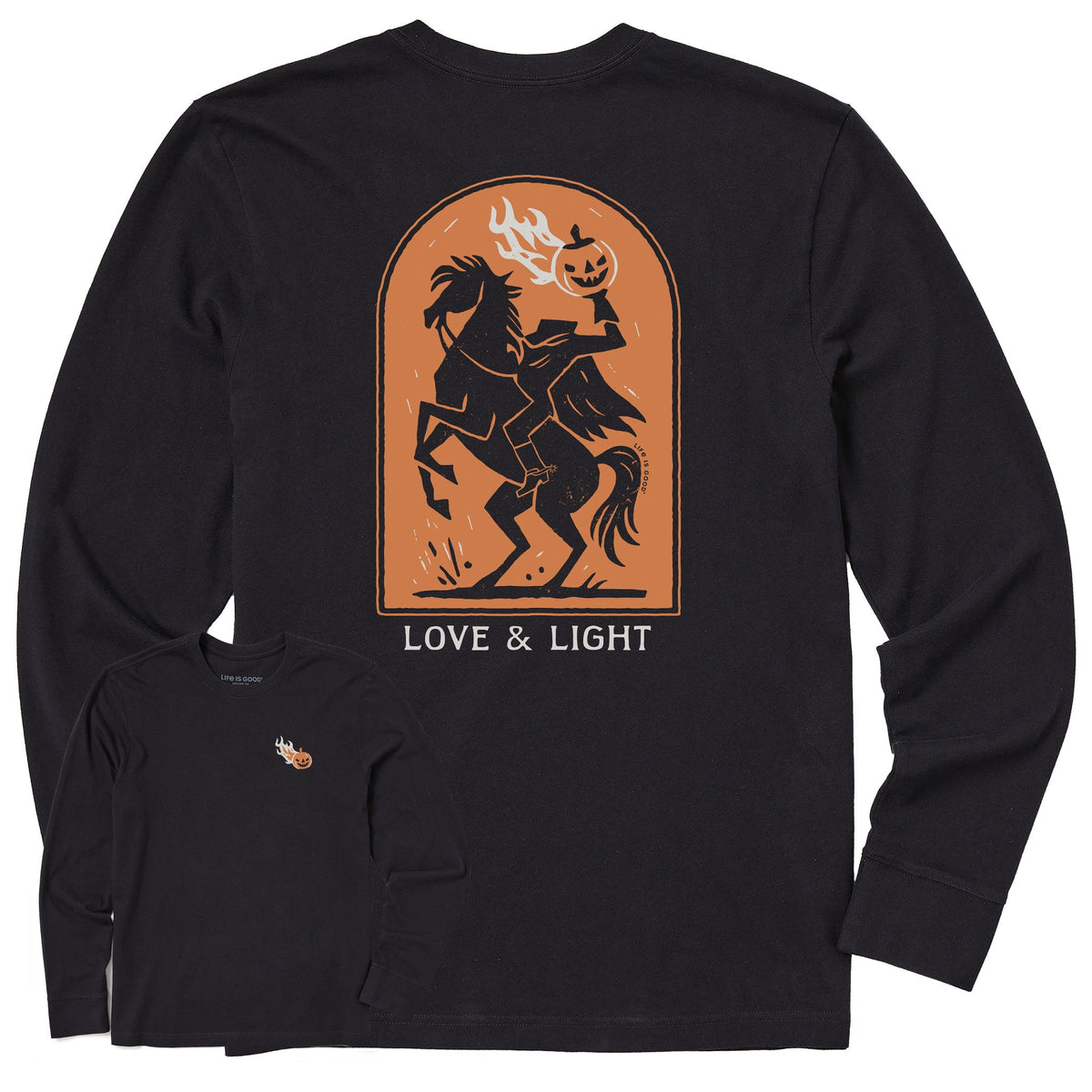 Men's Love and Light Horseman Long Sleeve Crusher Tee product image 1