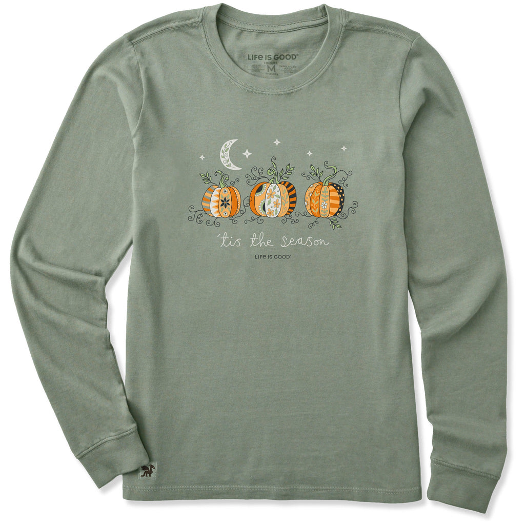 Women's Tis the Season Pumpkins Long Sleeve Crusher Tee product image 1