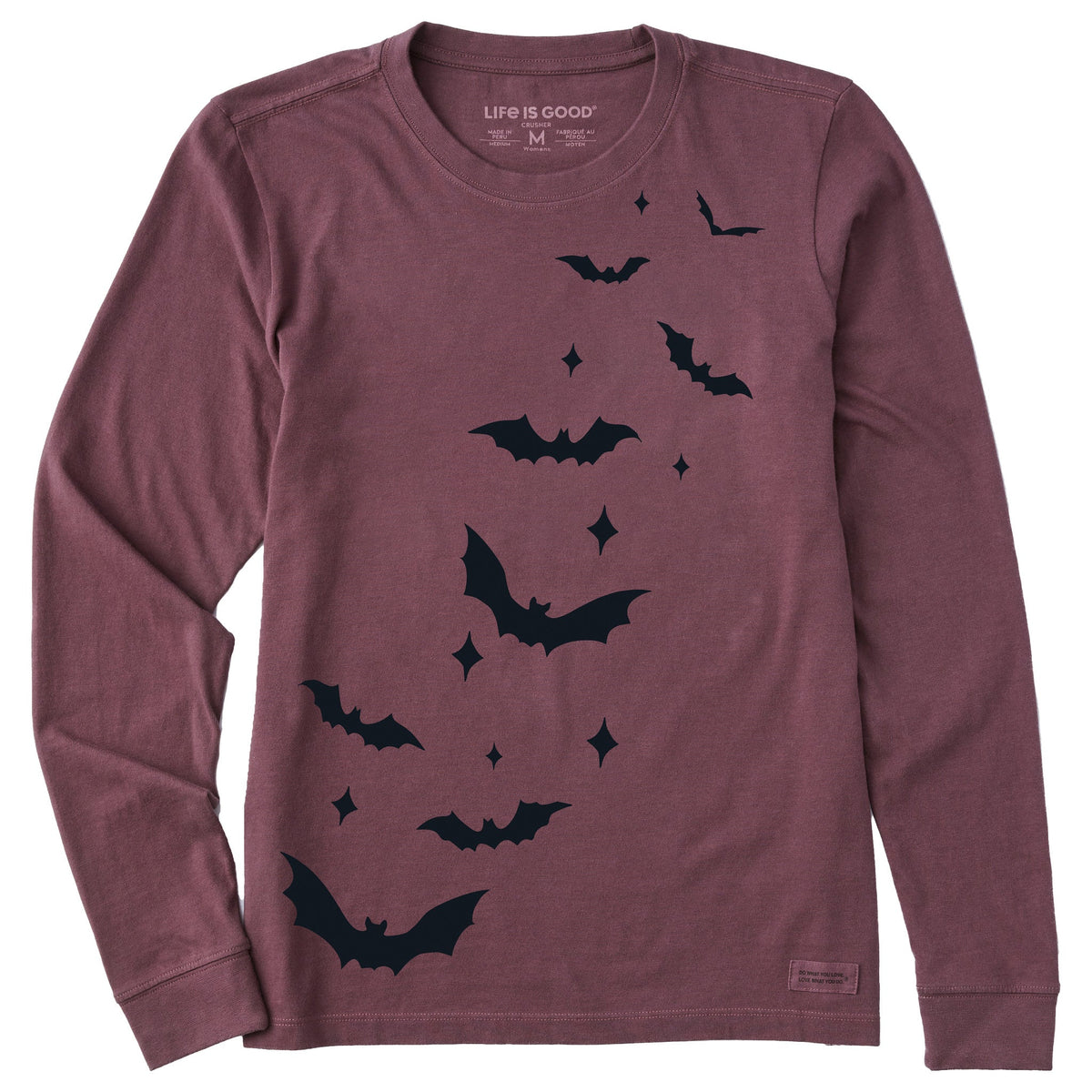 Women's Flying Bats Long Sleeve Crusher Tee product image 1