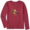 Women's Winnie and P Hot Cocoa Friends Long Sleeve Crusher product image 1