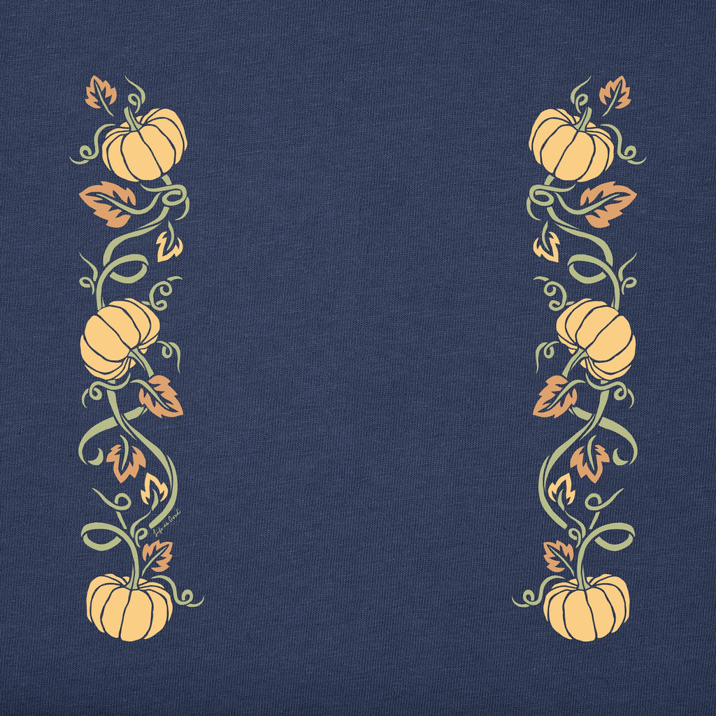 Women's pumpkin patch Long Sleeve Crusher Vee product image 2