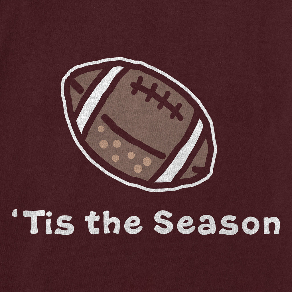 Women's Tis the Season Football Short Sleeve Crusher Boxy product image 2