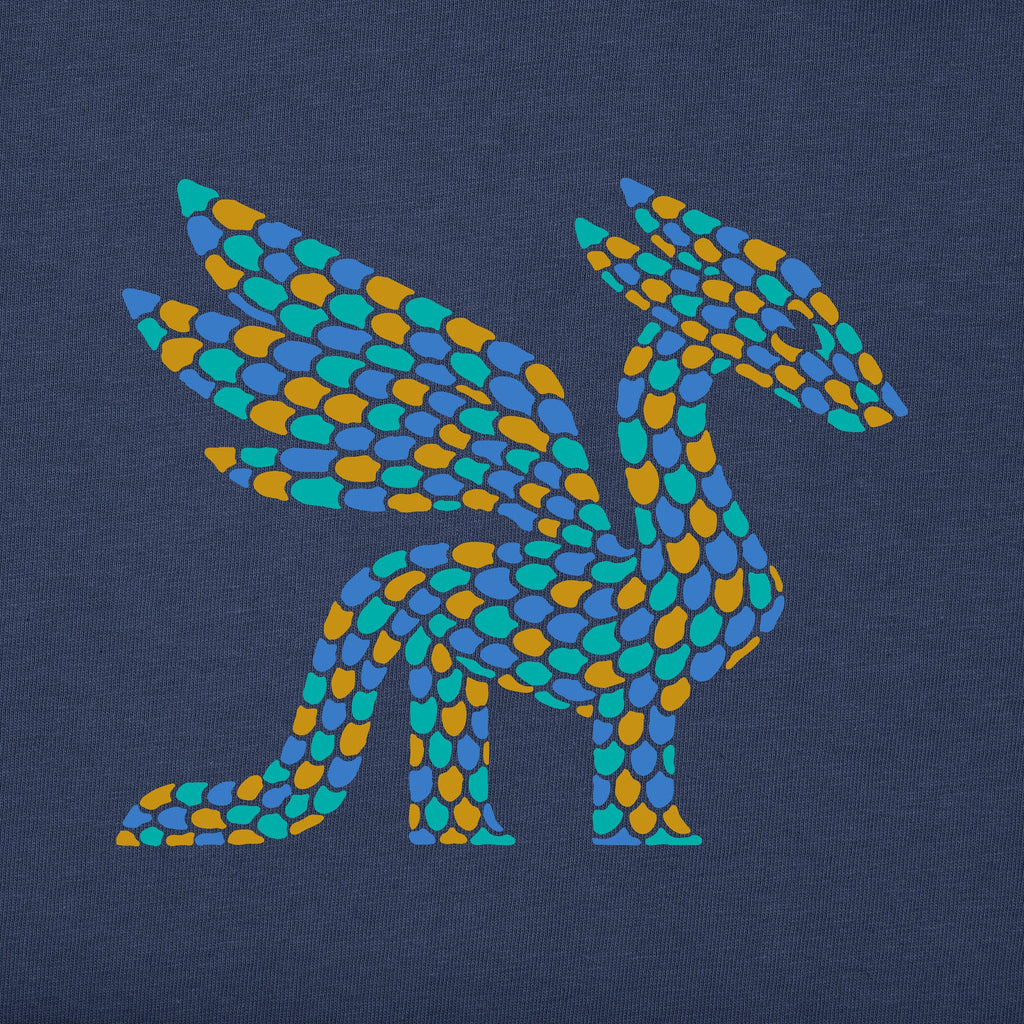 Men's Dragon Scale Mosaic Short Sleeve Crusher Tee product image 2
