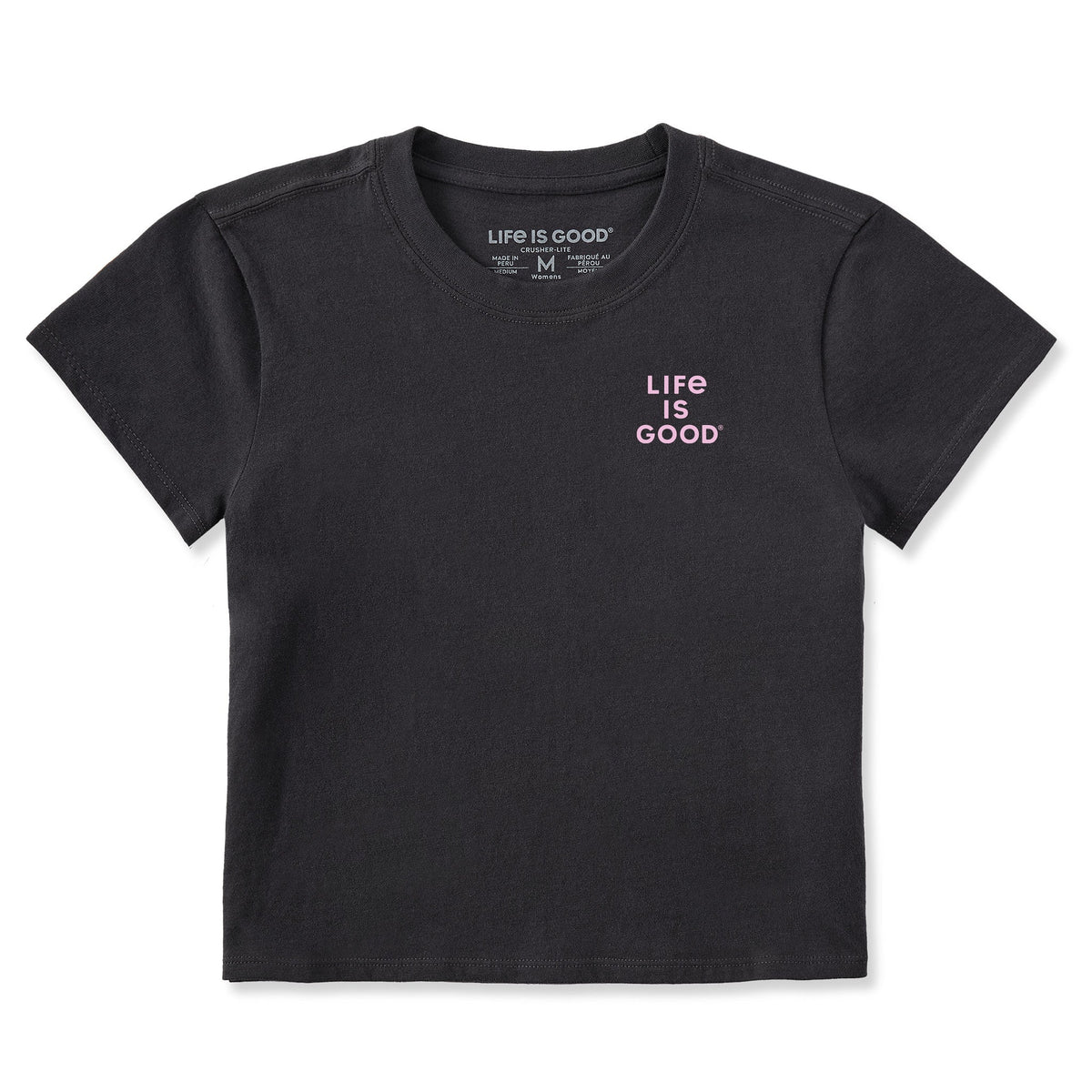 Women's Stacked Life is Good Crusher-LITE Shrunken Tee product image 3