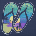 Flip Flops Tropical Sunset