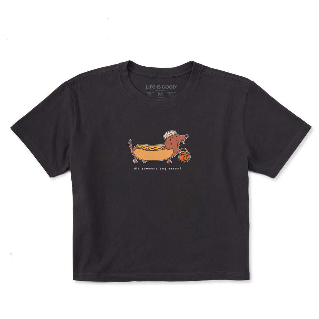 Women's Did Someone Say Treat Dachshund Short Sleeve product image 1
