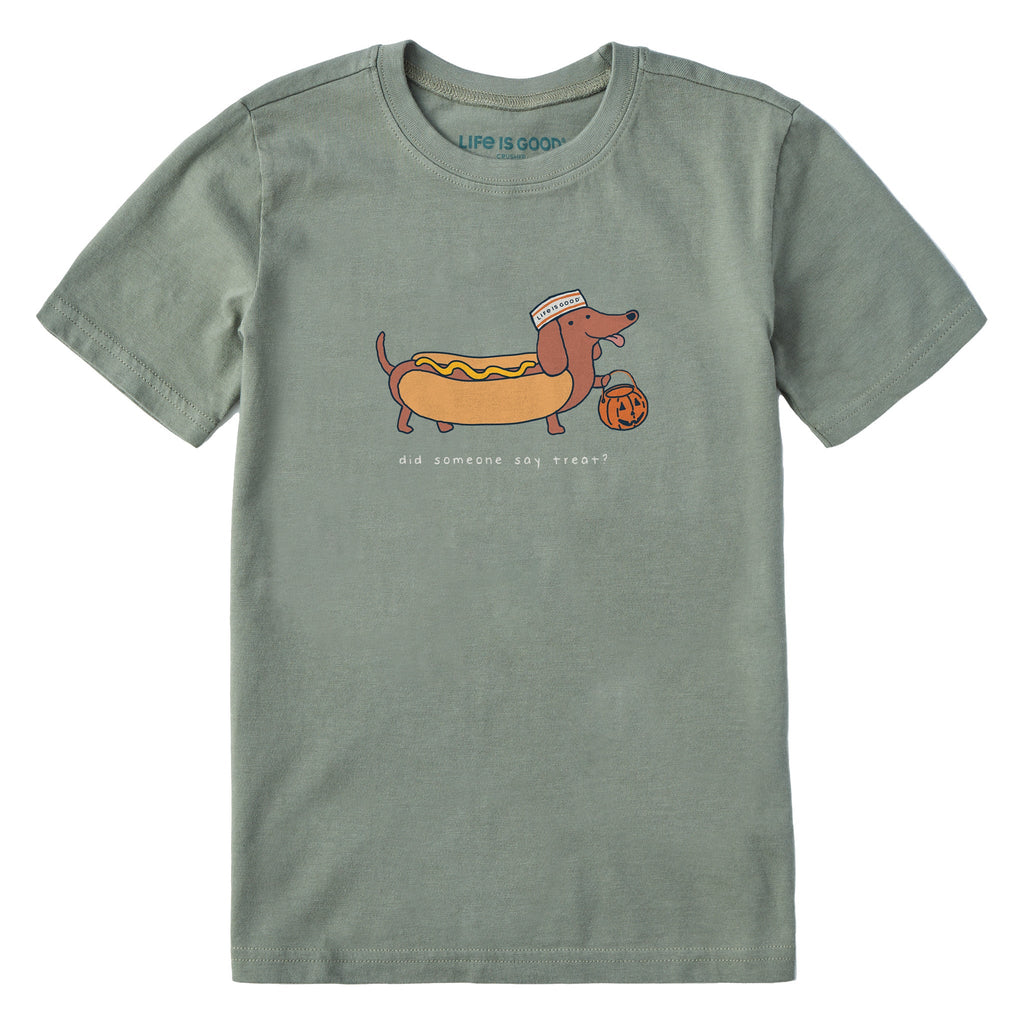 Kids Did Someone Say Treat Dachshund Short Sleeve Crusher product image 1