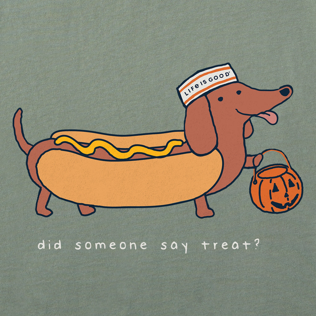 Kids Did Someone Say Treat Dachshund Short Sleeve Crusher product image 2
